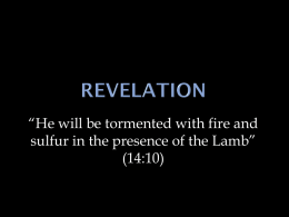 Revelation 6 - God's Character