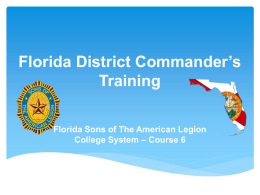 FSCS-08 District Commander's Course