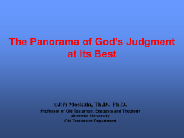 Divine Judgment and the Gospel The Second Vital Issue