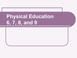Renewed Physical Education Curricula