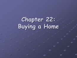 Chapter 22: Buying a Home - Geometry and Personal Finance