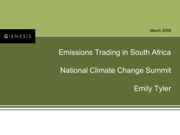 Cover Slide (option 1) - Energy Research Centre (UCT)