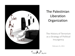 Defining Terrorism The History of Terrorism as a Strategy