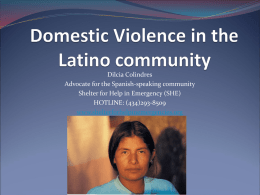 Domestic and Sexual Violence and its effects On the