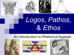 Logos, Pathos, & Ethos
