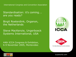 Apex cover slide - ICCA - International Congress and
