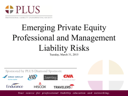 Emerging Private Equity Professional and Management