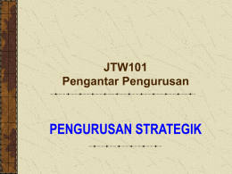 JTW101 Pengantar Pengurusan - e