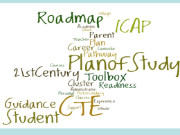 Individual Career and Academic Plan (ICAP)