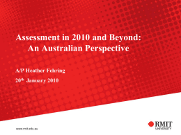 Literacy Assessment in 2009 and Beyond