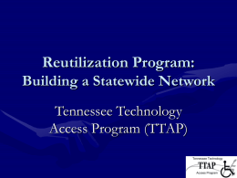 Tennessee Technology Access Program (TTAP)