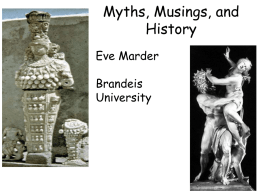 Myths and Musings - Society for Neuroscience