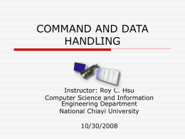 Satellite Command And Data Handling Subsystem