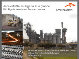 ArcelorMittal at a glance (2014)