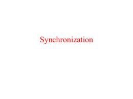 Synchronization - Institute of Technology, Carlow