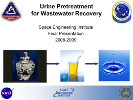 Pretreatment for Water Recovery System