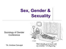 Sex, Gender & Sexuality - Andrew Carvajal Barrister