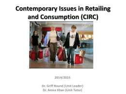 Critical Consumption Studies