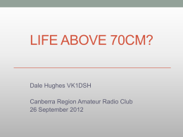 Life above 70cm?