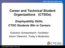 Career and Technical - CTE Technical Assistance Center of NY