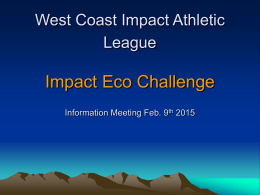 West Coast Impact Athletic League