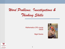 Teaching Problem-solving Skills