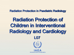 RADIATION PROTECTION IN DIAGNOSTIC RADIOLOGY