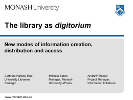 Digital library developments Down Under: a case study in
