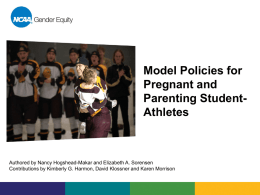 Model Policies for Pregnant and Parenting Student