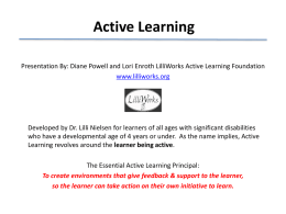 Active Learning Narbethong State Special School