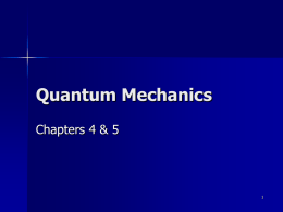 Quantum Mechanics - Derry Area School District