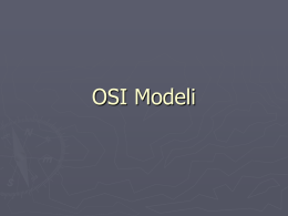 OSI Modeli