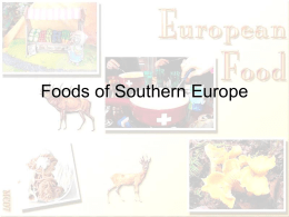 Foods of Southern Europe