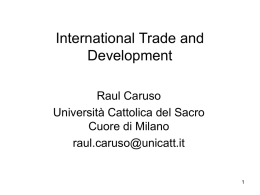 International Trade and International Political Economy