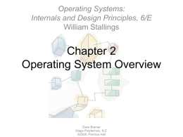 Chapter 2Operating System Overview