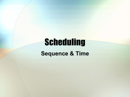 Scheduling - Easyspace