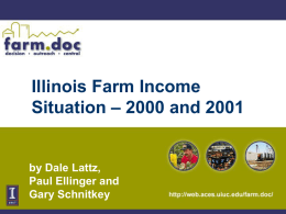 Illinois Farm Income Projections