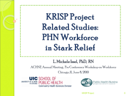 KRISP Project Keeping RNs to Improve and Strengthen