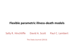 Flexible parametric illness
