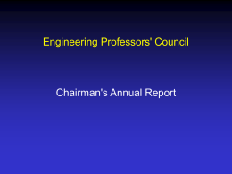 Engineering Professors' Council