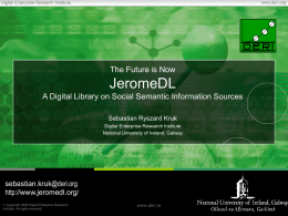 JeromeDL The Semantic Digital Library - M-Cast