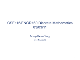 CS173: Discrete Math