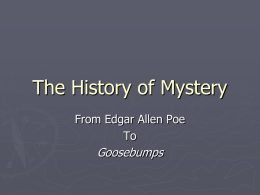 The History of Mystery - Closter Public Schools / Overview