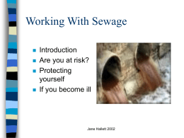 Working With Sewage - Health and Safety Strategists