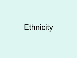 Ethnicity - Education Forum