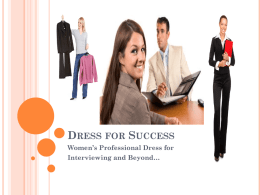 Dress For Success For Women - Southwestern Community College