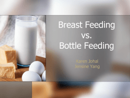 Breastfeeding vs Bottle Feeding