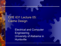 CA226: Advanced Computer Architectures
