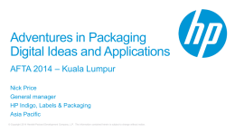 Adventures in PackagingDigital Ideas and Applications