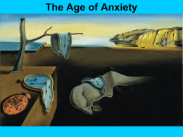 The Age of Anxiety - Not Ms Kratzert's Website